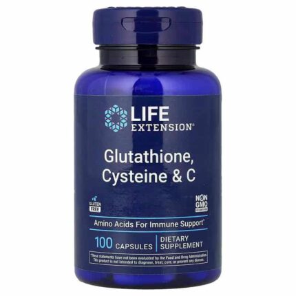 Life Extension Glutathione Cysteine & C 100 Capsules