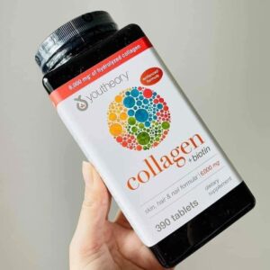 Youtheory Collagen Kolajen Plus Biotin 390 Tablets