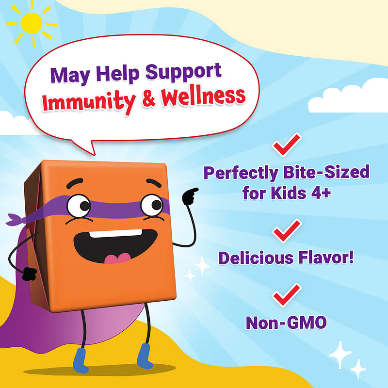 Force Factor Kids Super Chews Immunity Immune Health Apple Berry Burst 60 Soft Chews - Görsel 2