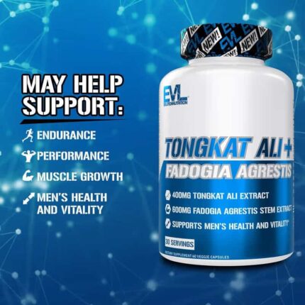 EVLution Nutrition Tongkat Ali + Fadogia Agrestis 1000 mg 60 Caps