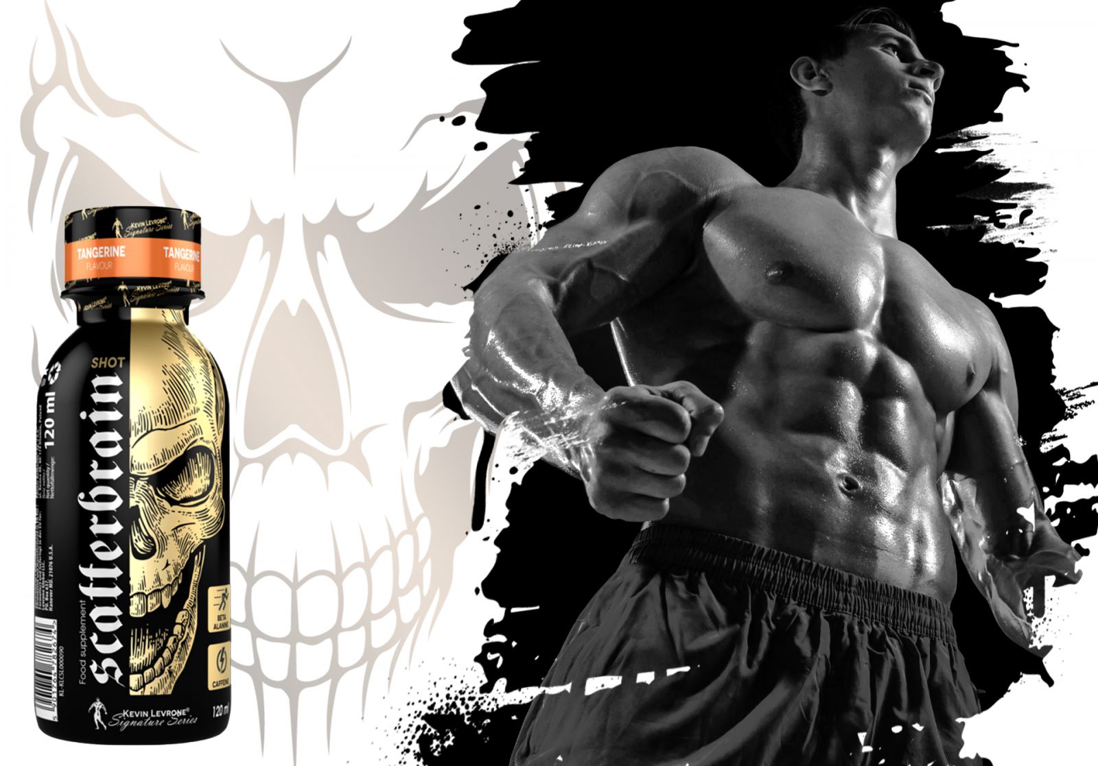 Kevin Levrone Scatterbrain Preworkout Shot Pack 12 x 120ml - 48 servis - Görsel 3