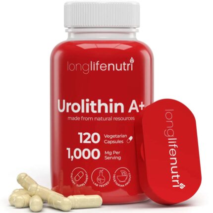 LongLifeNutri Urolithin A+ Pomegranate 1000mg 120 Caps