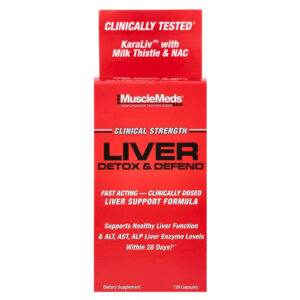 MuscleMeds Liver Detox & Defend Asparagus Nac Milk Thistle - 120 Caps