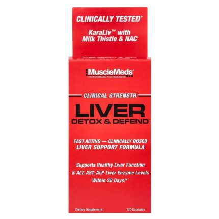MuscleMeds Liver Detox & Defend Asparagus Nac Milk Thistle - 120 Caps