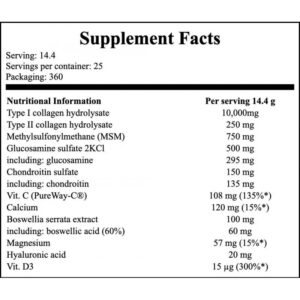Olimp Flex Xplode Glucosamine Msm Collagen 360 g - Görsel 3