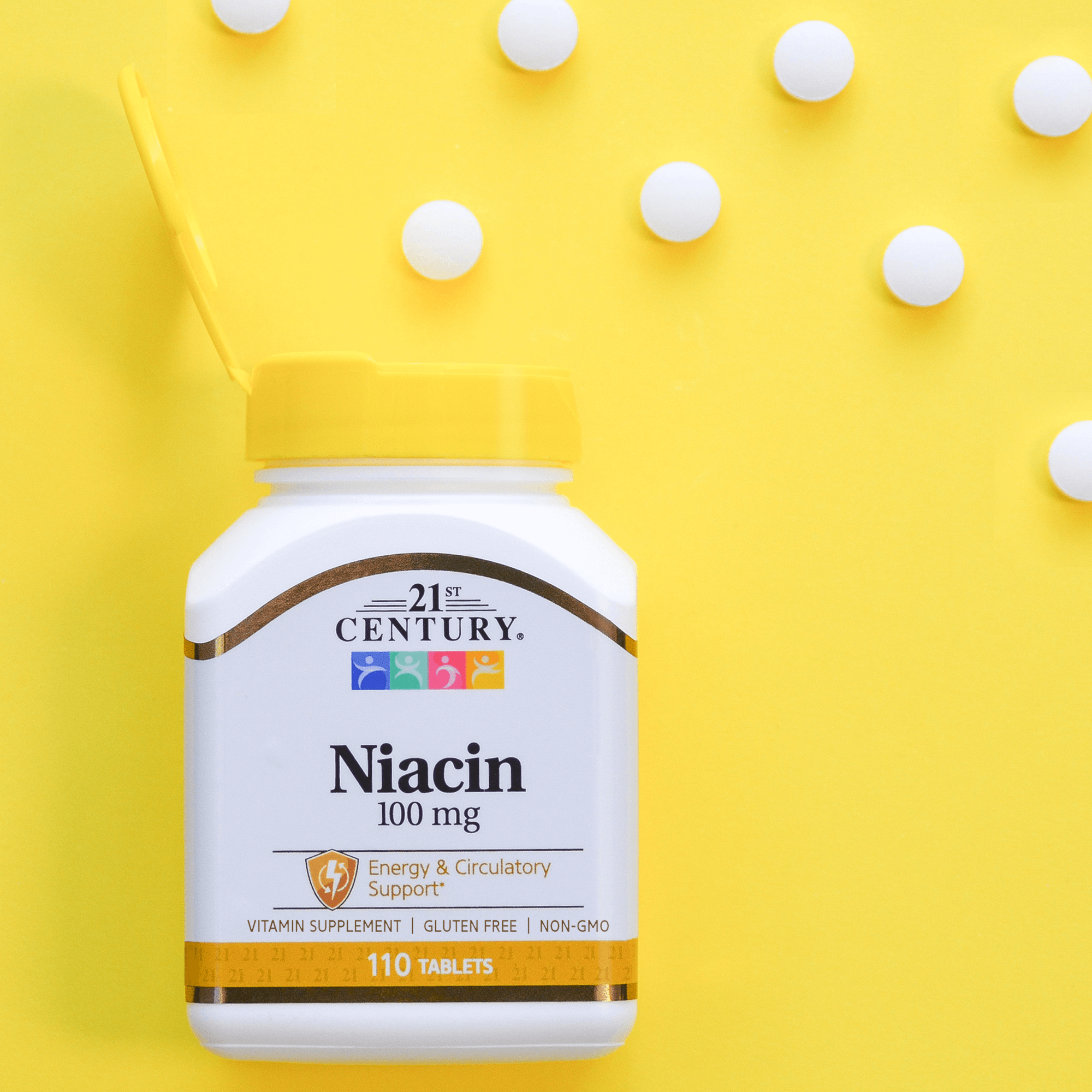 21st Century Vitamin B3 Niacin 100mg 110 Tablet - Görsel 2
