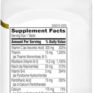 21st Century B Complex Plus Vitamin C 100 tablets