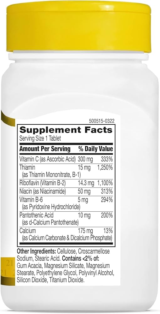 21st Century B Complex Plus Vitamin C 100 tablets - Görsel 2