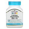 21st Century Calcium (Kalsiyum) magnesium (Magnezyum) zinc + D3 Vitamin 90 tablets