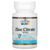 21st Century Zinc Citrate 50 mg 60 Tablets