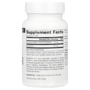Source Naturals, Vitamin B1 Thiamine Benfotiamine, 150 mg 120 Tablet