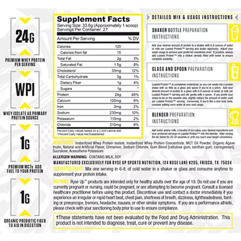 RYSE, Protein Loaded, Premium Whey Protein - Görsel 5