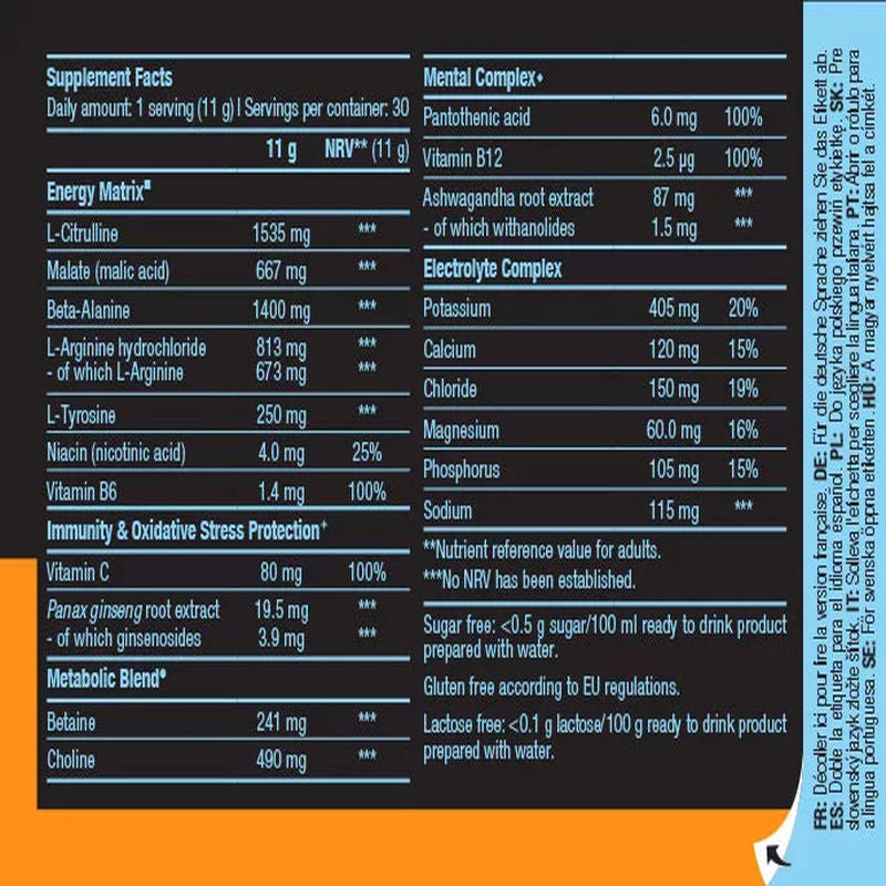 BIOTECH USA Pump Preworkout Caffeine Stim Free 330 g - Görsel 3