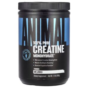 Universal Animal Creatine Monohydrate Monohidrat 500gr - 100 SERVİS - Usa menşei Yerli üretim değildir