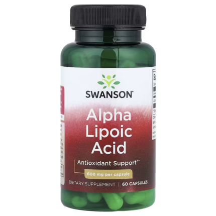 Swanson Alpha Lipoic Acid Antioxidants 600 mg 60 Caps