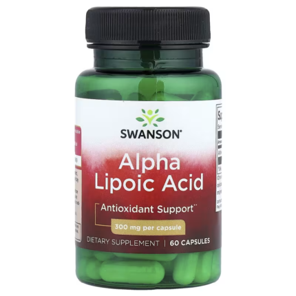 Swanson Alpha Lipoic Acid 300 mg 60 Capsul