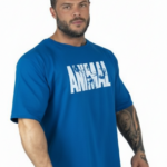 OVERSIZE TİŞÖRT ANIMAL MAVİ