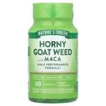 Nature's Truth Horny Goat Weed with Maca Tribulus Male Performance 60 Caps