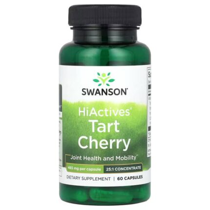 Swanson HiActives Tart Cherry 465 mg 60 Caps