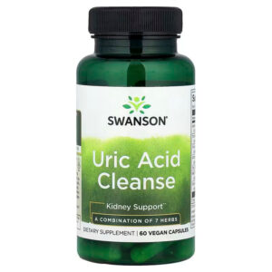Swanson Uric Acid Cleanse Turmeric Yucca Kidney Detox Cleanse Formulas 60 Vegan Capsules