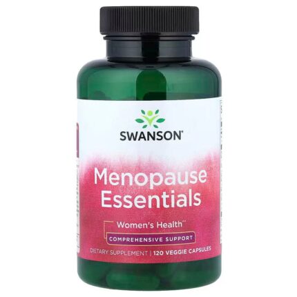 Swanson Menopause Essentials Support Women's Health 120 Veggie Capsules