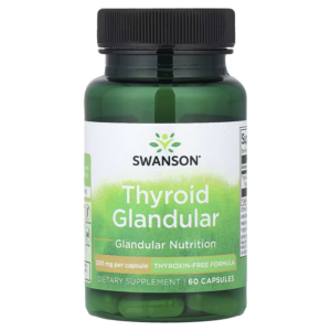 Swanson Thyroid Glandular 200 mg 60 Capsules