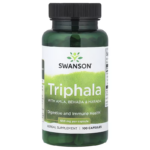 Swanson Triphala with Amla Behada Harada Digestive and Immune Health 500 mg 100 Capsules