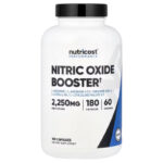 Nutricost Nitric Oxide Booster L-Arginine L-Arginine HCl Arginine AKG 2:1 L-Citrulline L-Citrulline Malate 2:1 180 Capsules