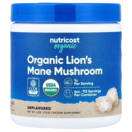 Nutricost Organic Lion's Mane Mushroom Brain & Cognitive 113 g
