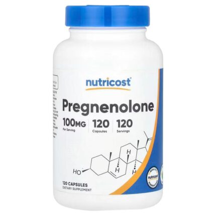 Nutricost Pregnenolone Brain & Cognitive 100 mg 120 Capsules