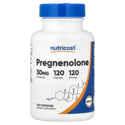 Nutricost Pregnenolone Brain & Cognitive 30 mg 120 Capsules