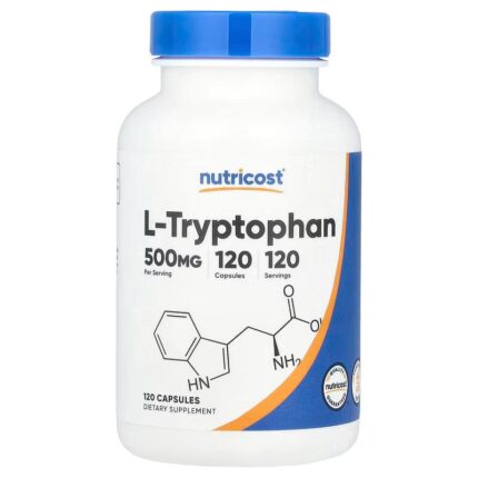 Nutricost L-Tryptophan Sleep 500 mg 120 Capsules