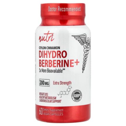 Nutri Dihydro Berberine+ Ceylon Cinnamon 60 Vegan Capsules