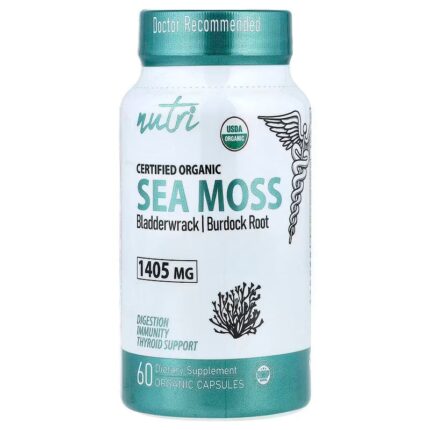 Nutri, Organic Sea Moss Greens & Superfoods 60 Organic Capsules