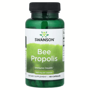 Swanson Bee Propolis Immune Health 550 mg 60 Capsules