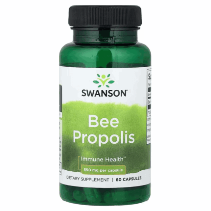 Swanson Bee Propolis Immune Health 550 mg 60 Capsules