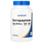 Nutricost Serrapeptase 60 mg 120,000 SPU 120 Capsules