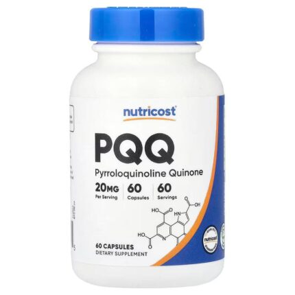 Nutricost PQQ Pyrroloquinoline quinone 20 mg 60 Caps