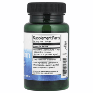 Swanson Astaxanthin Immune Health and Antioxidant Support 4 mg 60 Softgels