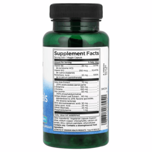 Swanson Brain Dmae Essentials Brain & Cognitive 60 Veggie Capsules