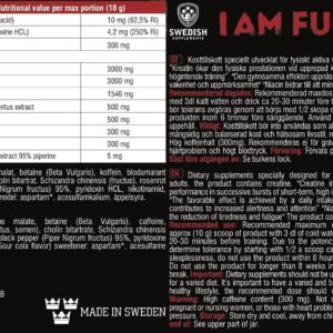 SWEDISH SUPPLEMENTS PREWORKOUT I am F#CKED UP JOKER Edition