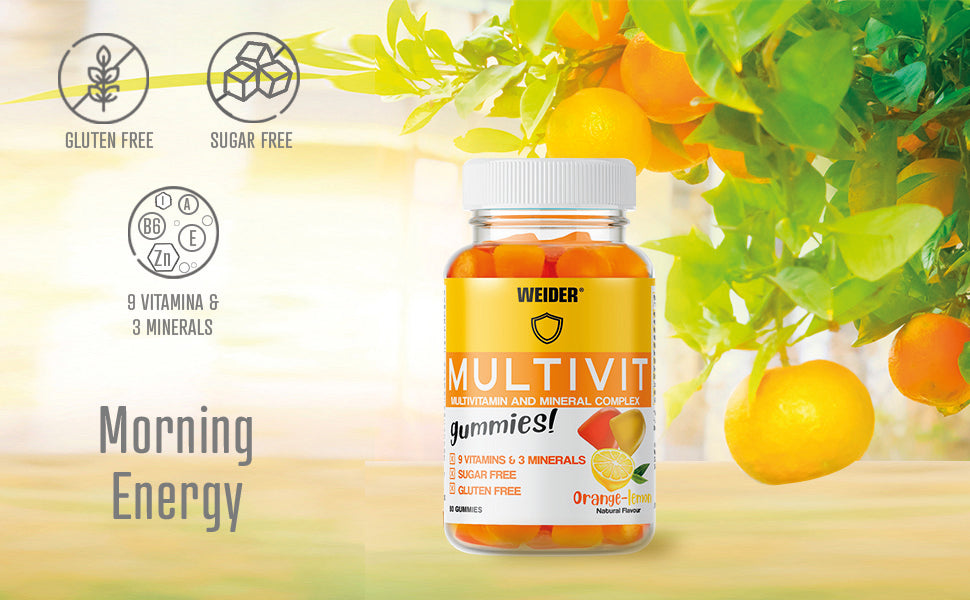 Weider Multivit Gummies multivitamin 80 gummy - Görsel 3