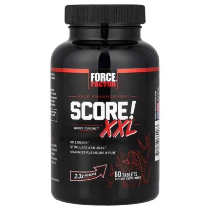 Force Factor SCORE! XXL Male Enhancement L-Citrulline , Panax ginseng , Horny Goat , Black Maca 60 Tablet