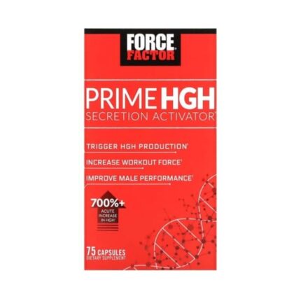 Force Factor Prime HGH Secretion Activator Niacin Arginine 75 Capsul