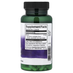 Swanson Triple Boron Complex 3 mg 250 Capsules - Görsel 2