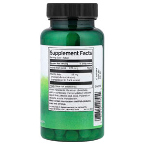 Swanson Atlantic Kelp Thyroid Iodine Support 250 Tablets - Görsel 2