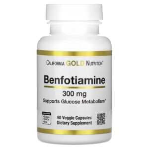 California Gold Nutrition Benfotiamine, 300 mg 90 Kapsül