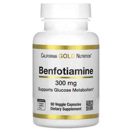 California Gold Nutrition Benfotiamine, 300 mg 90 Kapsül