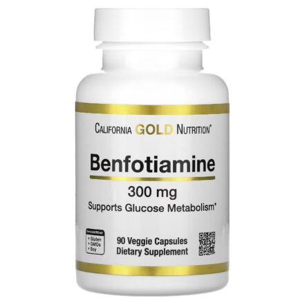 California Gold Nutrition Benfotiamine, 300 mg 90 Kapsül