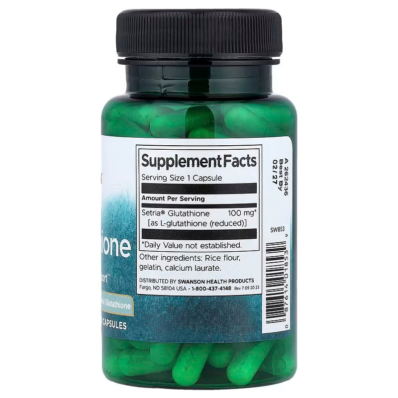 Swanson L-Glutathione Antioxidants 100 mg 100 Caps - Görsel 2